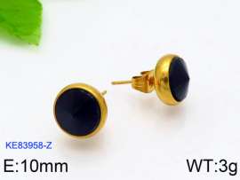 Stainless Steel Stone&Crystal Earring