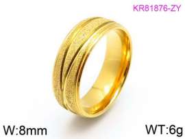Stainless Steel Gold-plating Ring