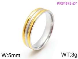 Stainless Steel Gold-plating Ring