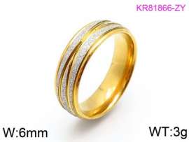 Stainless Steel Gold-plating Ring