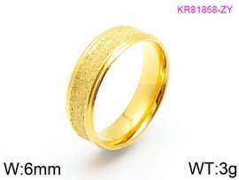 Stainless Steel Gold-plating Ring