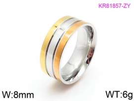 Stainless Steel Gold-plating Ring