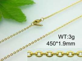 Staineless Steel Small Gold-plating Chain