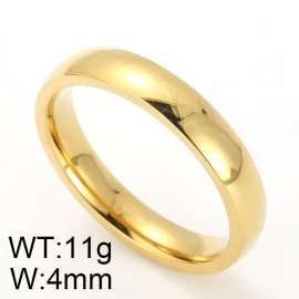 Stainless Steel Gold-plating Ring