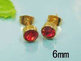 Stainless Steel Gold-Plating Earring
