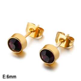 Stainless Steel Gold-Plating Earring