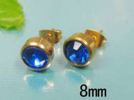 Stainless Steel Gold-Plating Earring