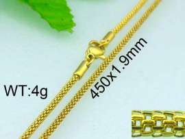 Staineless Steel Small Gold-plating Chain