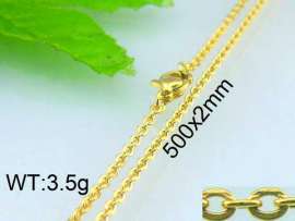 SS Gold-Plating Necklace