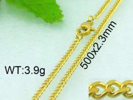 Staineless Steel Small Gold-plating Chain