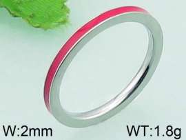 Stainless Steel Enamel Ring