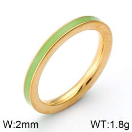 Stainless Steel Enamel Ring