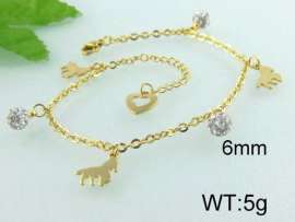 Stainless Steel Stone Bracelet