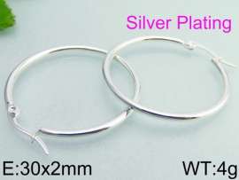 Silver-plating Earring