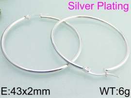 Silver-plating Earring
