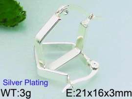 Silver-plating Earring