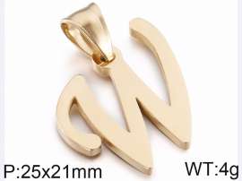 Stainless Steel Gold-plating Pendant
