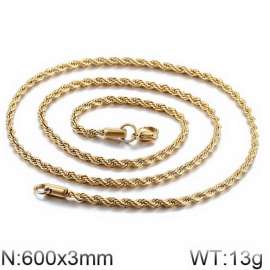 Staineless Steel Small Gold-plating Chain