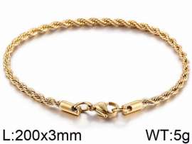 Stainless Steel Gold-plating Bracelet