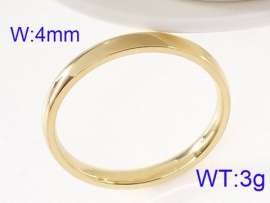 Stainless Steel Gold-plating Ring