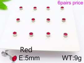 Stainless Steel Stone&Crystal Earring
