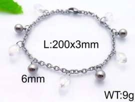 Stainless Steel Stone Bracelet