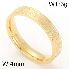 Stainless Steel Gold-plating Ring