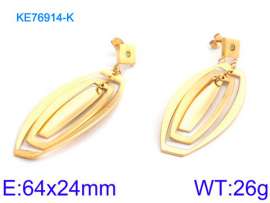 SS Gold-Plating Earring