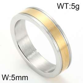 Stainless Steel Gold-plating Ring