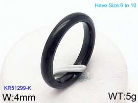 Stainless Steel Black-plating Ring