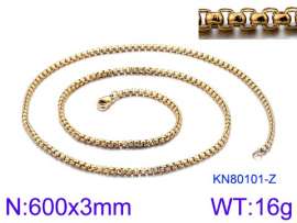Staineless Steel Small Gold-plating Chain