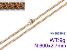 Staineless Steel Small Gold-plating Chain