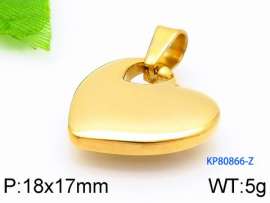 Stainless Steel Gold-plating Pendant