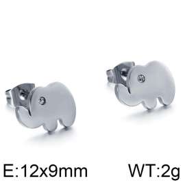 Stainless Steel Stone&Crystal Earring