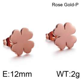 SS Rose Gold-Plating Earring