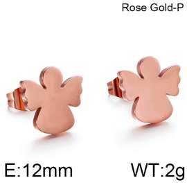 SS Rose Gold-Plating Earring
