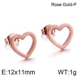 SS Rose Gold-Plating Earring