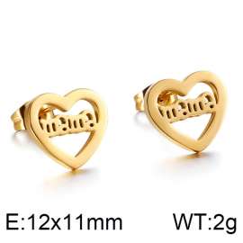 SS Gold-Plating Earring