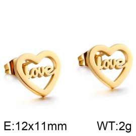 SS Gold-Plating Earring
