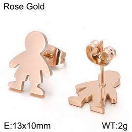 SS Rose Gold-Plating Earring
