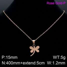 SS Rose Gold-Plating Necklace