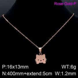 SS Rose Gold-Plating Necklace