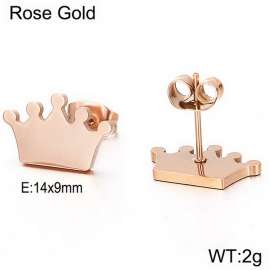 SS Rose Gold-Plating Earring