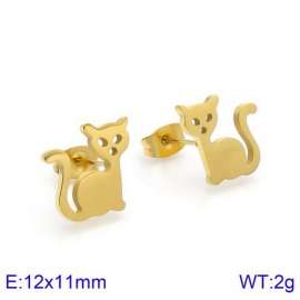 SS Gold-Plating Earring