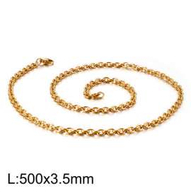 SS Gold-Plating Necklace