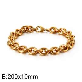 Stainless Steel Gold-plating Bracelet