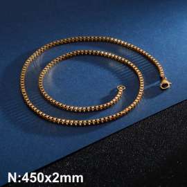 Staineless Steel Small Gold-plating Chain