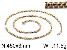 Staineless Steel Small Gold-plating Chain