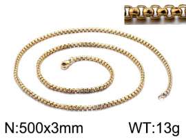 Staineless Steel Small Gold-plating Chain