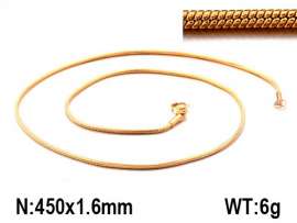 Staineless Steel Small Gold-plating Chain